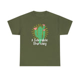 A Tolerable Thursday Military Green Unisex Cotton T-shirt