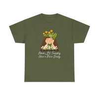 Have a Nice Daisy on Tuesday – Military Green Unisex T-Shirt