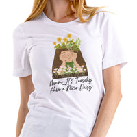 Have a Nice Daisy on Tuesday – White Unisex T-Shirt