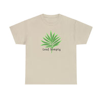 Leaf Simply Palm Leaf Sand Unisex Cotton T-Shirt