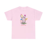 Looking Sharp Light Pink Unisex Cotton T-Shirt