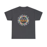 Monday Bloom Floral Design Dark Heather T-Shirt