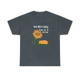 Wednesday Time for a Break Dark Heather T-Shirt