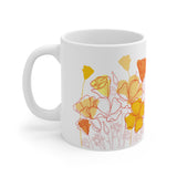 Bloom Your Own Way Floral Design Mug left side