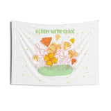 Bloom with Grace Wall Tapestry