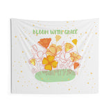 Bloom with Grace Wall Tapestry