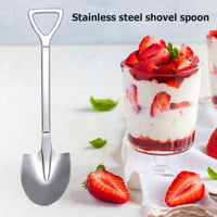 Shovel spoons for dessert and fruit