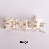 Cute Little Daisies Shoelaces (Beige)