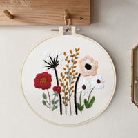 Plants and Flowers Embroidery Kit Set - Great Home Decor