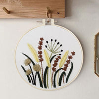 Plants and Flowers Embroidery Kit Set - Great Home Decor