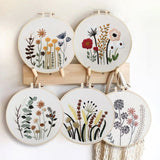 Plants and Flowers Embroidery Kit Set - Great Home Decor