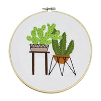 Plants and Flowers Embroidery Kit Set - Great Home Decor