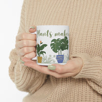 Plants make me Happy Coffee Mug