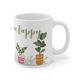 Plants make me Happy Coffee Mug