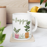 Plants make me Happy Coffee Mug